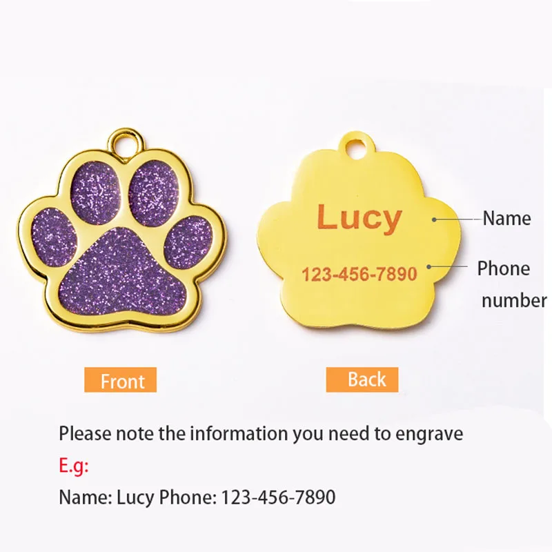 Personalized Pet Engraving ID Name Tag Dog Anti-lost Custom Collar Leash Accessories Cat ID Phone Tag Pendant Puppy Decorations 3 Personalized Pet Engraving ID Name Tag Dog Anti-lost Custom Collar Leash Accessories Cat ID Phone Tag Pendant Puppy Decorations 3