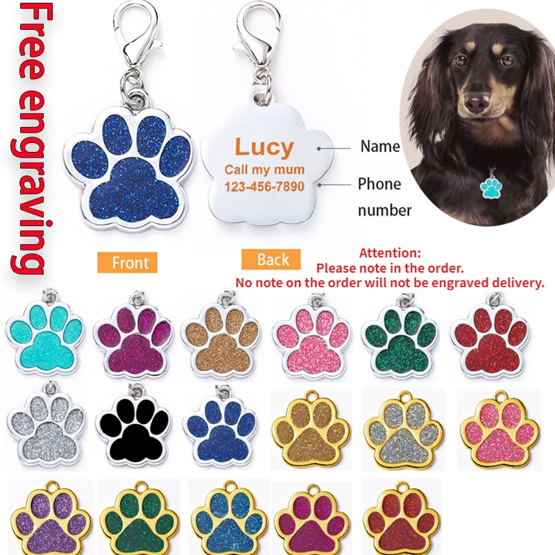 Personalized Pet Engraving ID Name Tag Dog Anti-lost Custom Collar Leash Accessories Cat ID Phone Tag Pendant Puppy Decorations 1 Personalized Pet Engraving ID Name Tag Dog Anti-lost Custom Collar Leash Accessories Cat ID Phone Tag Pendant Puppy Decorations 1